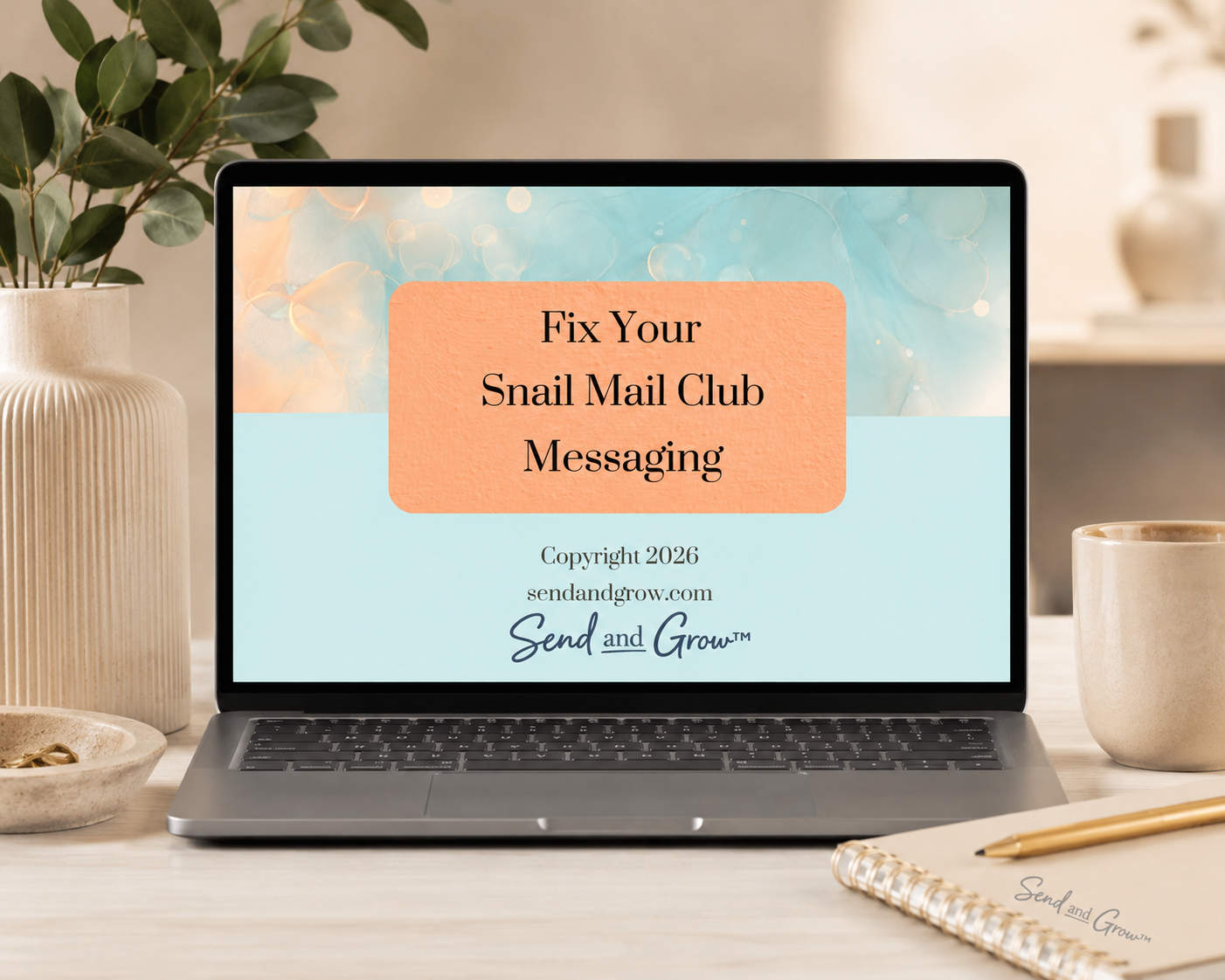 FREE GUIDE: Start & Grow Your Snail Mail Club: Fix Your Messaging
