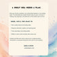 The Snail Mail Club Guided Planner  DIGITAL DOWNLOAD