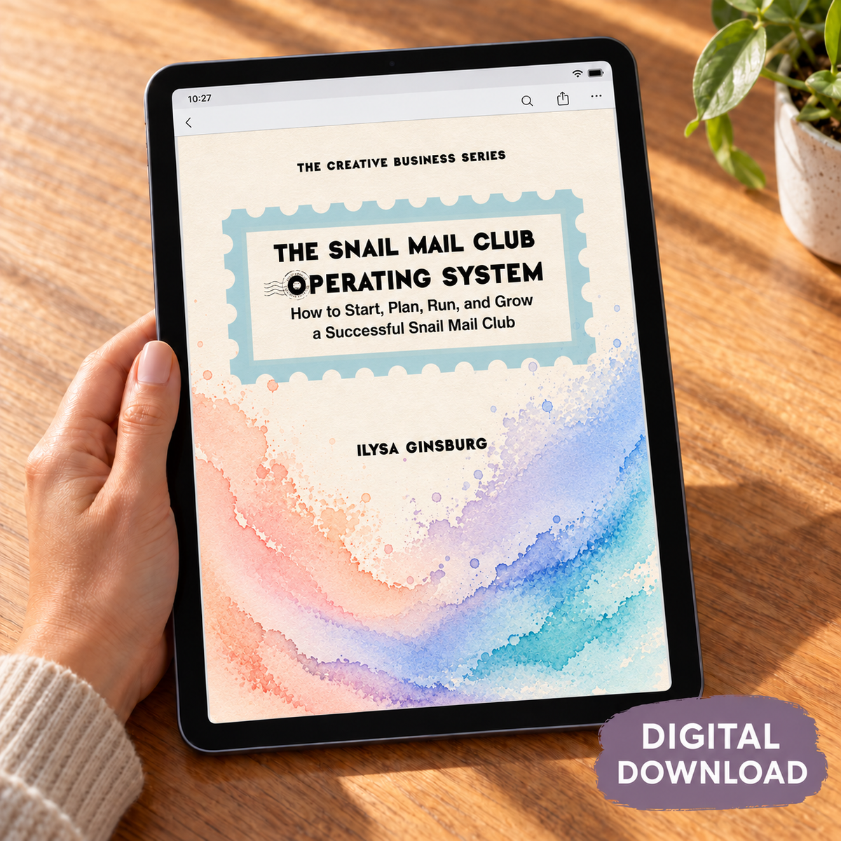 The Snail Mail Operating System Business Workbook  DIGITAL DOWNLOAD